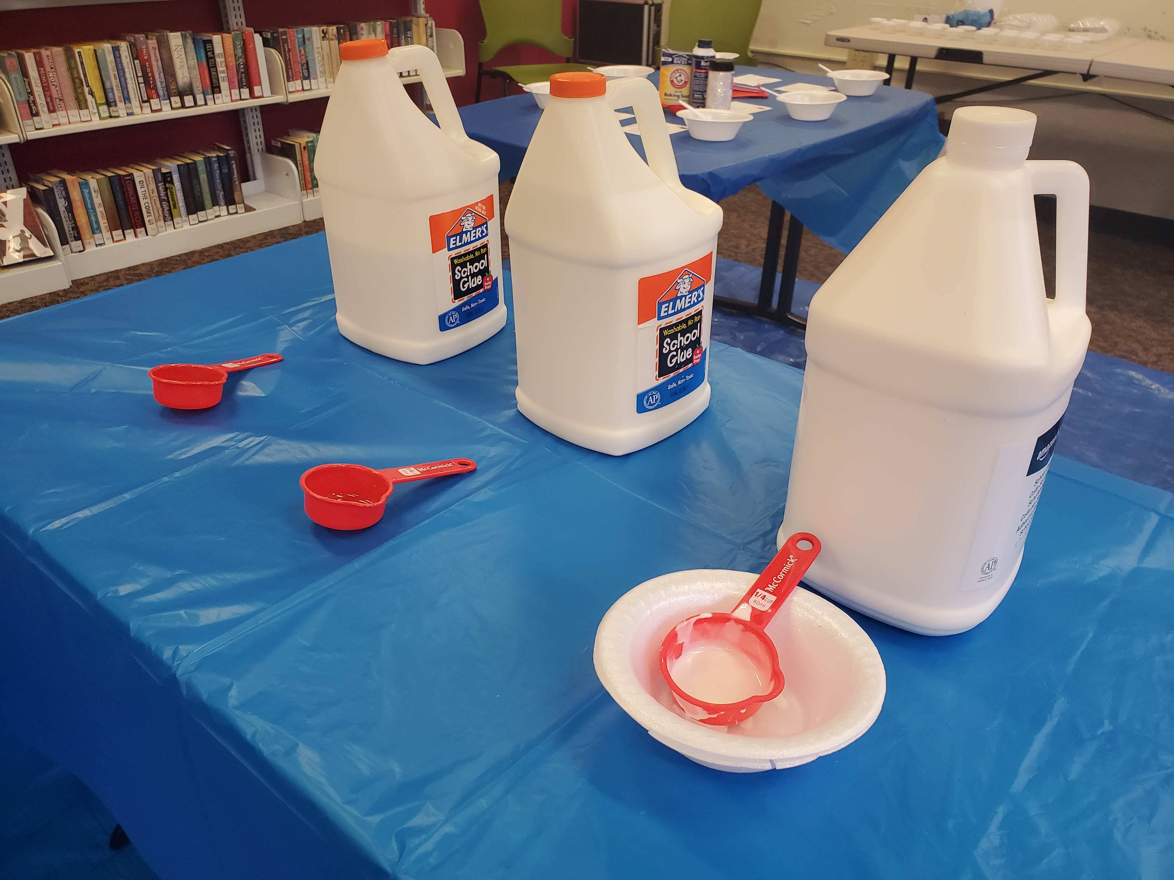 Slime Logistics Snacks & STEAM: Snow Slime! – Storytime in the Stacks